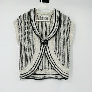 Womens M Capulet Shrug Cardigan Sweater Wool Blend Boho Festival Hippie Casual